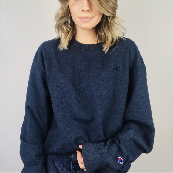 Champion Sweaters - Vintage Champion Logo Oversized Pullover